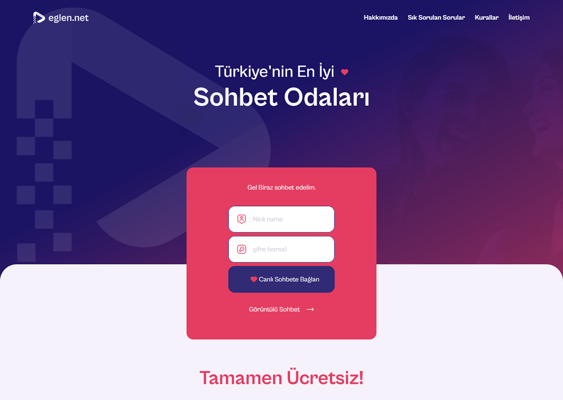 Eglen Sohbet Odaları Eğlenceli Sohbetin Yeni Adresi